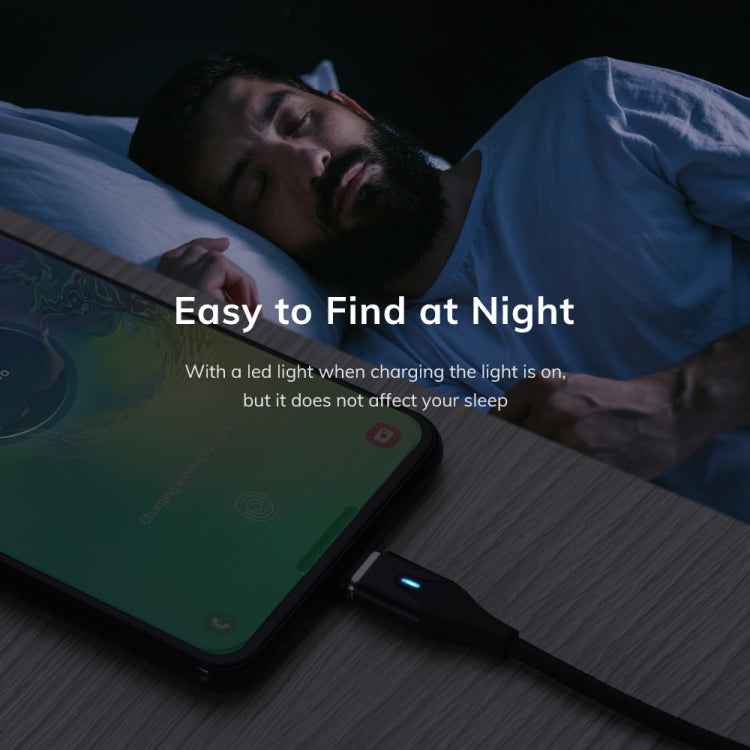 TOPK AM63 1m USB to 8 Pin + USB-C / Type-C + Micro USB 3 in 1 Flat Magnetic Metal Connector Nylon Braided Magnetic Fast Charging Data Cable(Red) - Charging Cable & Head by TOPK | Online Shopping South Africa | PMC TechLife | Buy Now Pay Later Mobicred