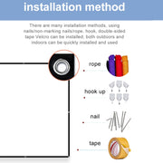 Folding Milk Silk Polyester Projector Film Curtain, Size:84 inch (16:9) Projection Area: 186 x 105cm