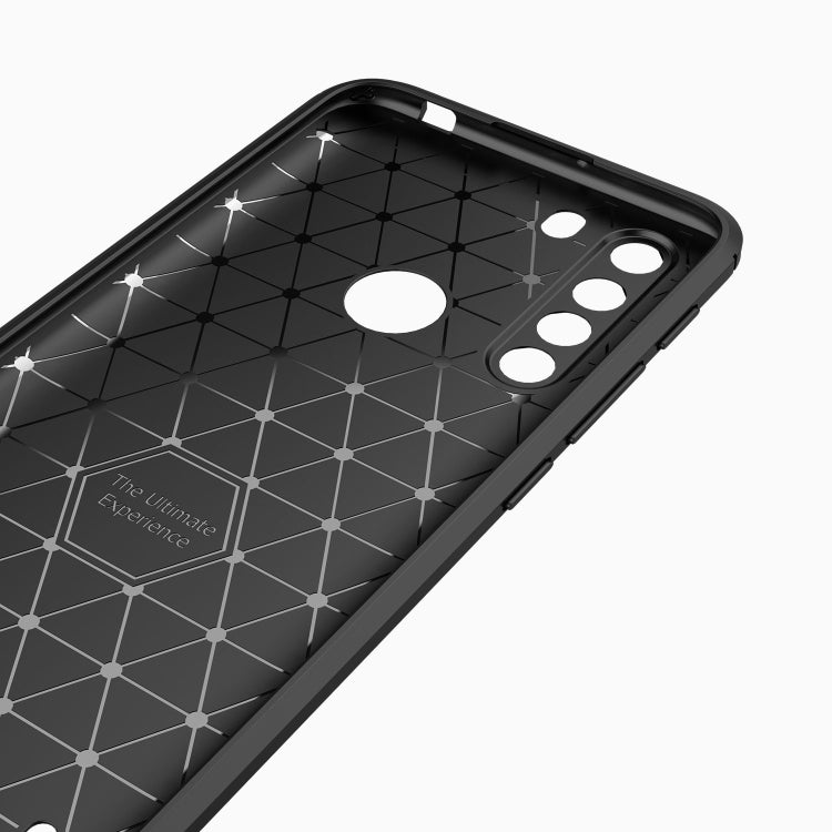 For Motorola One Fusion Brushed Texture Carbon Fiber TPU Case(Red) - Motorola Cases by PMC TechLife | Online Shopping South Africa | PMC TechLife | Buy Now Pay Later Mobicred