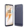 For OnePlus Nord Brushed Texture Carbon Fiber TPU Case(Navy Blue) - OnePlus Cases by PMC TechLife | Online Shopping South Africa | PMC TechLife