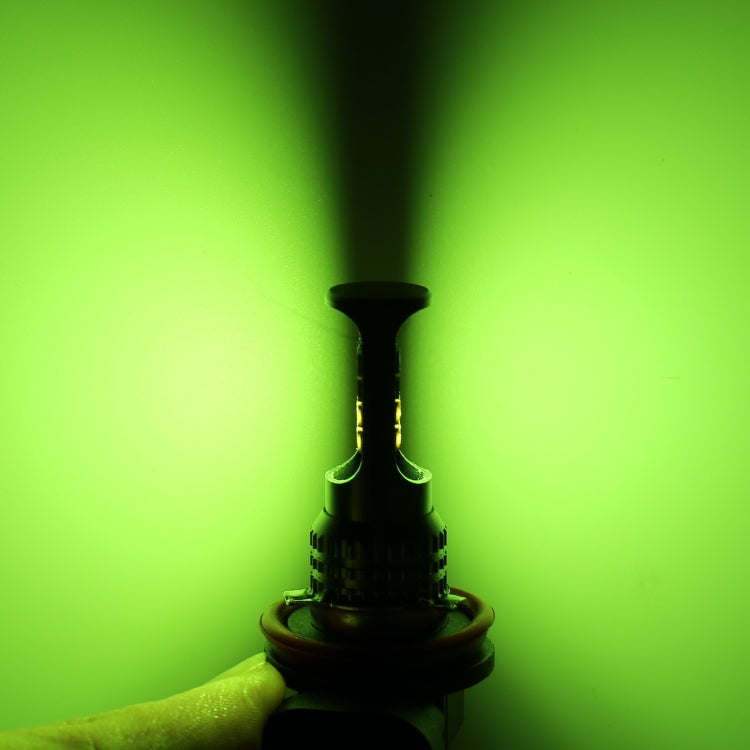 9006 2 PCS DC12-24V / 10.5W Car Double Colors Fog Lights with 24LEDs SMD-3030 & Constant Current, Box Packaging(White Light + Lime Light) - Fog / Driving Lights by PMC TechLife | Online Shopping South Africa | PMC TechLife | Buy Now Pay Later Mobicred