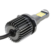 9006 2 PCS DC12-24V / 10.5W Car Fog Lights with 24LEDs SMD-3030 & Constant Current, Box Packaging(Gold Light)