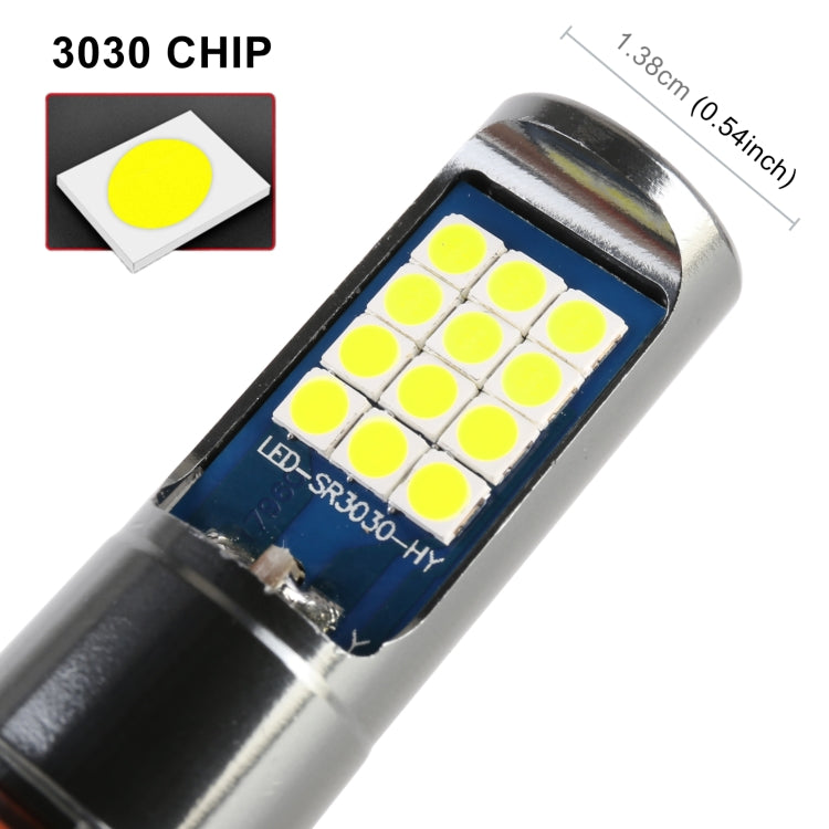 H11 2 PCS DC12-24V / 10.5W Car Fog Lights with 24LEDs SMD-3030 & Constant Current, Box Packaging(Lime Light) - free shipping - PMC TechLife - Order now!
