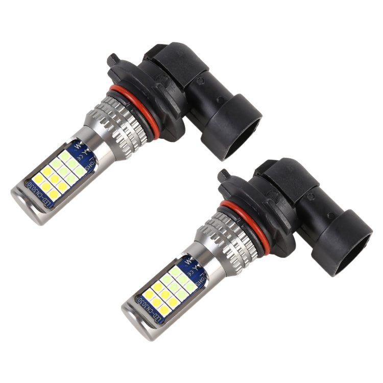 9005 2 PCS DC12-24V / 8.6W Car Double Colors Fog Lights with 24LEDs SMD-3030 & Constant Current, Bag Packaging(White Light + Ice Blue Light) - Fog / Driving Lights by PMC TechLife | Online Shopping South Africa | PMC TechLife | Buy Now Pay Later Mobicred