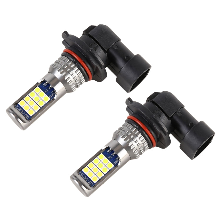 9006 2 PCS DC12-24V / 8.6W Car Double Colors Fog Lights with 24LEDs SMD-3030 & Constant Current, Bag Packaging(White Light + Lime Light) - free shipping - PMC TechLife - Order now!