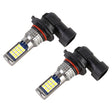 9006 2 PCS DC12-24V / 8.6W Car Double Colors Fog Lights with 24LEDs SMD-3030 & Constant Current, Bag Packaging(White Light + Lime Light) - free shipping - PMC TechLife - Order now!