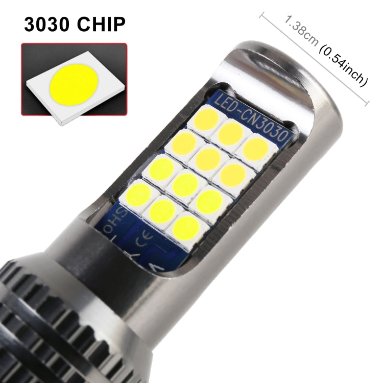 9006 2 PCS DC12-24V / 8.6W Car Double Colors Fog Lights with 24LEDs SMD-3030 & Constant Current, Bag Packaging(White Light + Lime Light) - free shipping - PMC TechLife - Order now!