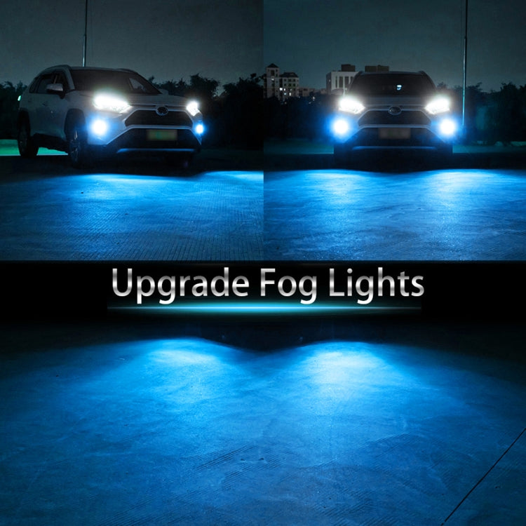 9006 2 PCS DC12-24V / 8.6W Car Double Colors Fog Lights with 24LEDs SMD-3030 & Constant Current, Bag Packaging(White Light + Ice Blue Light) - Fog / Driving Lights by PMC TechLife | Online Shopping South Africa | PMC TechLife | Buy Now Pay Later Mobicred