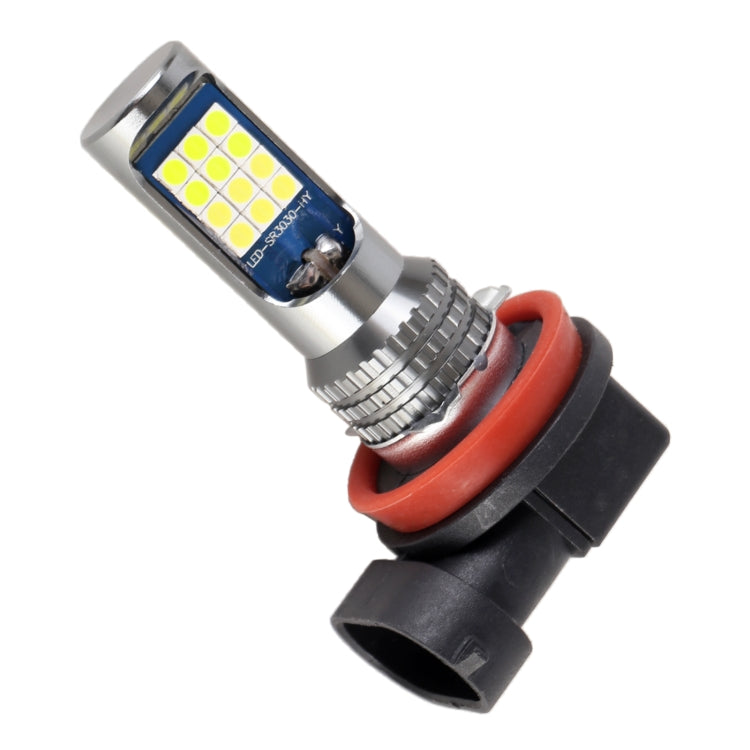 H11 / H8 2 PCS DC12-24V / 8.6W Car Double Colors Fog Lights with 24LEDs SMD-3030 & Constant Current, Bag Packaging(White Light + Lime Light) - Fog / Driving Lights by PMC TechLife | Online Shopping South Africa | PMC TechLife | Buy Now Pay Later Mobicred
