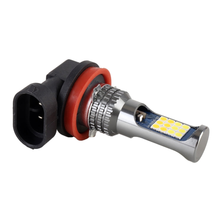 H11 / H8 2 PCS DC12-24V / 8.6W Car Double Colors Fog Lights with 24LEDs SMD-3030 & Constant Current, Bag Packaging(White Light + Gold Light) - free shipping - PMC TechLife - Order now!
