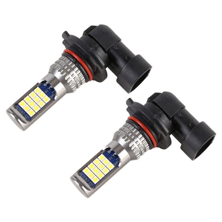 9006 2 PCS DC12-24V / 8.6W Car Fog Lights with 24LEDs SMD-3030 & Constant Current, Bag Packagin(White Light) - Fog / Driving Lights by PMC TechLife | Online Shopping South Africa | PMC TechLife | Buy Now Pay Later Mobicred