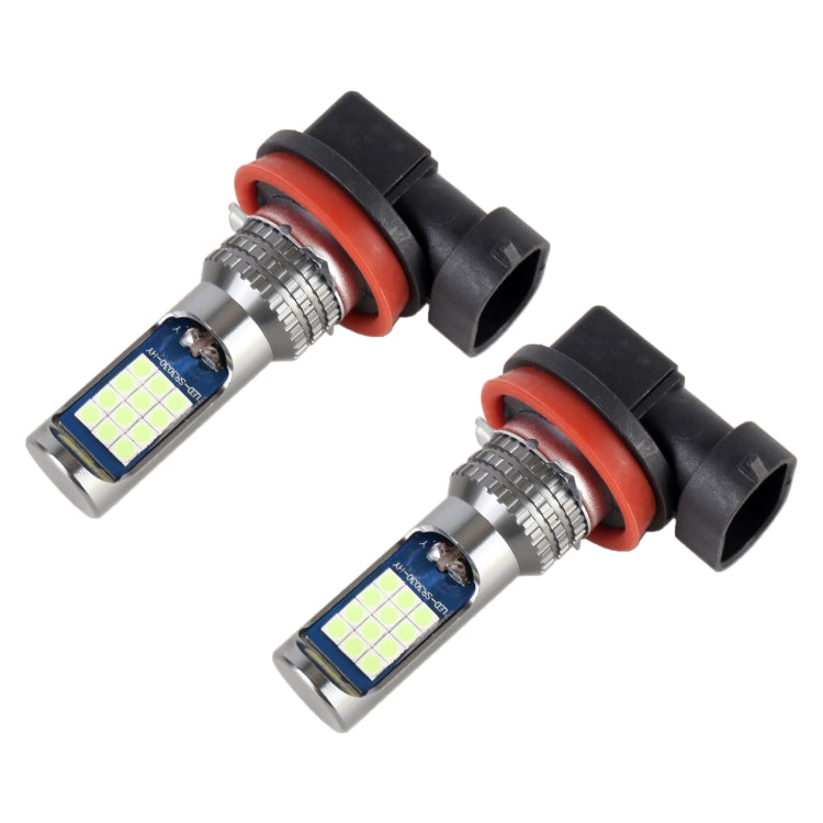 H11 / H8 2 PCS DC12-24V / 8.6W Car Fog Lights with 24LEDs SMD-3030 & Constant Current, Bag Packagin(Ice Blue Light) - Fog / Driving Lights by PMC TechLife | Online Shopping South Africa | PMC TechLife | Buy Now Pay Later Mobicred