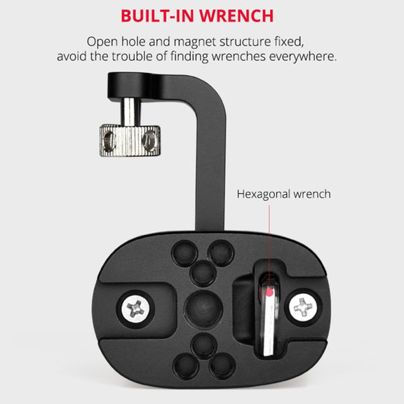 YELANGU A72 Universal Camera Wooden Handle
