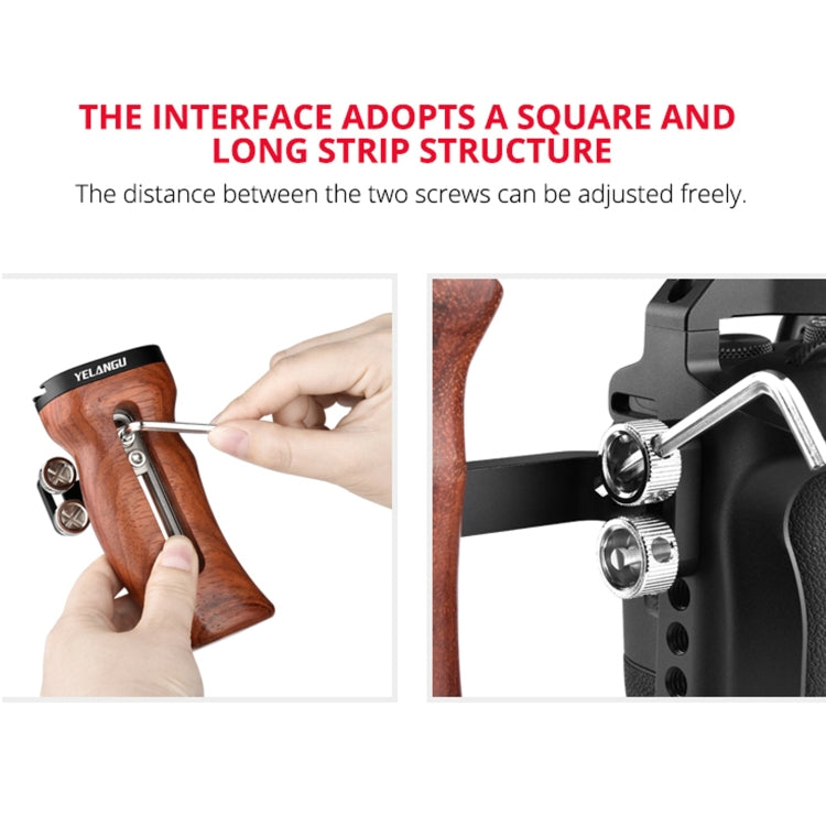 YELANGU A72 Universal Camera Wooden Handle - free shipping - PMC TechLife - Order now!