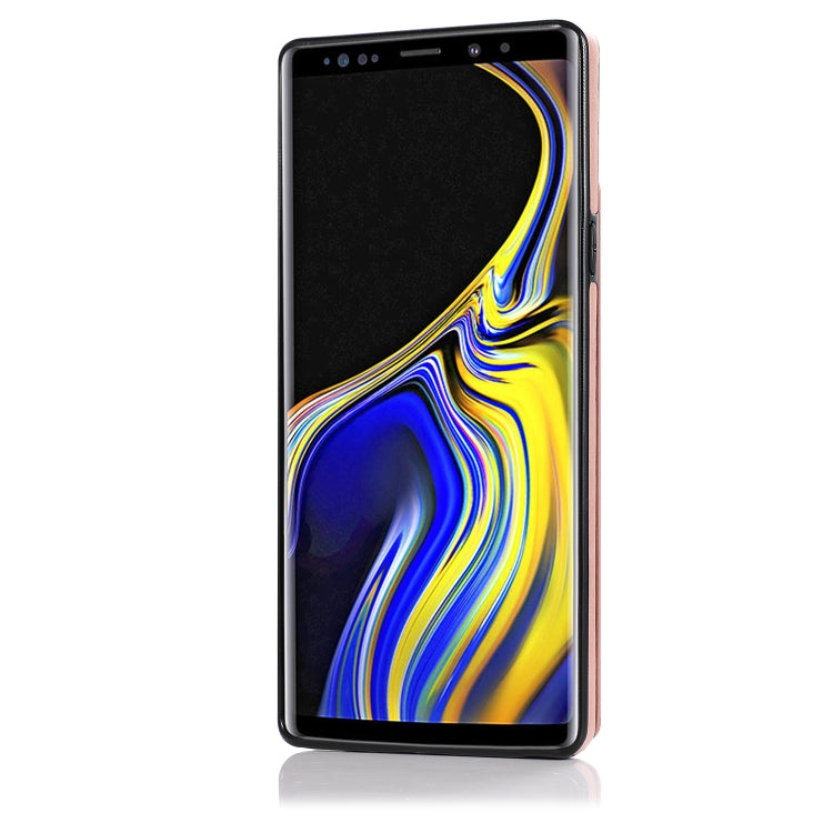 For Samsung Galaxy Note9 Double Buckle Mandala Pattern PU+TPU Protective Case with Card Slots & Holder & Photo Frame(Rose Gold) - Galaxy Phone Cases by PMC TechLife | Online Shopping South Africa | PMC TechLife