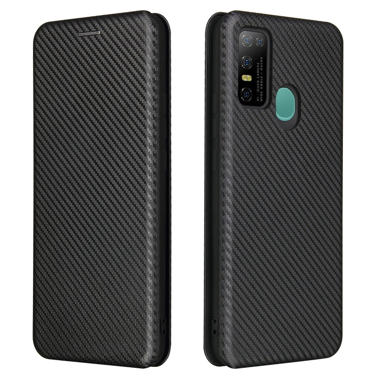 For DOOGEE N30 Carbon Fiber Texture Horizontal Flip TPU + PC + PU Leather Case with Card Slot(Black) - More Brand by PMC TechLife | Online Shopping South Africa | PMC TechLife | Buy Now Pay Later Mobicred