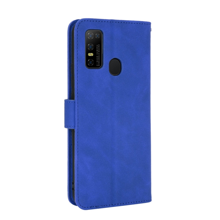 For DOOGEE N30 Solid Color Skin Feel Magnetic Buckle Horizontal Flip Calf Texture PU Leather Case with Holder & Card Slots & Wallet(Blue) - More Brand by PMC TechLife | Online Shopping South Africa | PMC TechLife | Buy Now Pay Later Mobicred