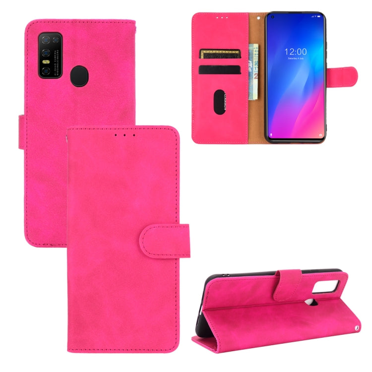 For DOOGEE N30 Solid Color Skin Feel Magnetic Buckle Horizontal Flip Calf Texture PU Leather Case with Holder & Card Slots & Wallet(Rose Red) - More Brand by PMC TechLife | Online Shopping South Africa | PMC TechLife | Buy Now Pay Later Mobicred