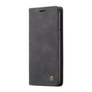 For OnePlus 8T CaseMe-013 Multifunctional Retro Frosted Horizontal Flip Leather Case with Card Slot & Holder & Wallet(Black)