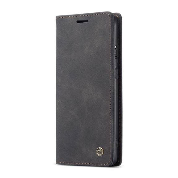 For OnePlus 8T CaseMe-013 Multifunctional Retro Frosted Horizontal Flip Leather Case with Card Slot & Holder & Wallet(Black)
