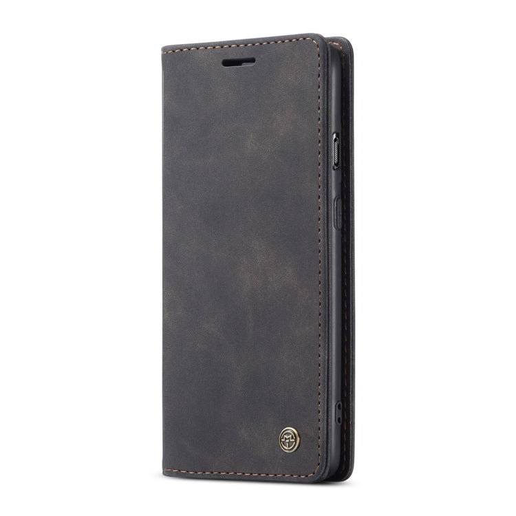 For OnePlus 8T CaseMe-013 Multifunctional Retro Frosted Horizontal Flip Leather Case with Card Slot & Holder & Wallet(Black)