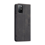 For OnePlus 8T CaseMe-013 Multifunctional Retro Frosted Horizontal Flip Leather Case with Card Slot & Holder & Wallet(Black)