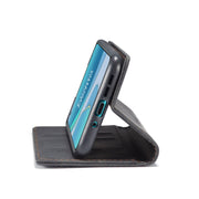 For OnePlus 8T CaseMe-013 Multifunctional Retro Frosted Horizontal Flip Leather Case with Card Slot & Holder & Wallet(Black)
