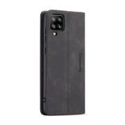 For Samsung Galaxy A42 5G CaseMe-013 Multifunctional Retro Frosted Horizontal Flip Leather Case with Card Slot & Holder & Wallet(Black)