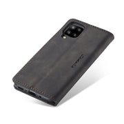 For Samsung Galaxy A42 5G CaseMe-013 Multifunctional Retro Frosted Horizontal Flip Leather Case with Card Slot & Holder & Wallet(Black)