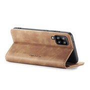 For Samsung Galaxy A42 5G CaseMe-013 Multifunctional Retro Frosted Horizontal Flip Leather Case with Card Slot & Holder & Wallet(Brown)