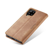For Samsung Galaxy A42 5G CaseMe-013 Multifunctional Retro Frosted Horizontal Flip Leather Case with Card Slot & Holder & Wallet(Brown)
