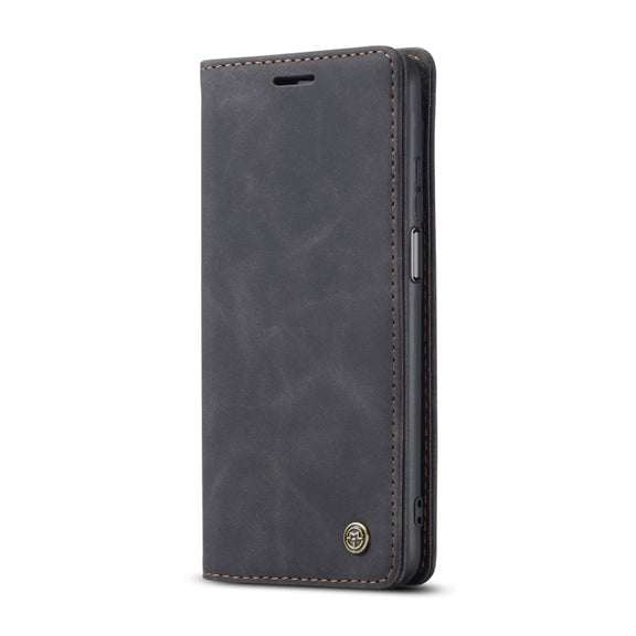 For Xiaomi Mi 10T Lite 5G CaseMe-013 Multifunctional Retro Frosted Horizontal Flip Leather Case with Card Slot & Holder & Wallet(Black)