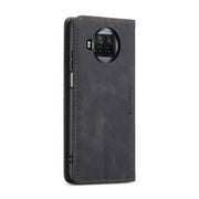 For Xiaomi Mi 10T Lite 5G CaseMe-013 Multifunctional Retro Frosted Horizontal Flip Leather Case with Card Slot & Holder & Wallet(Black)