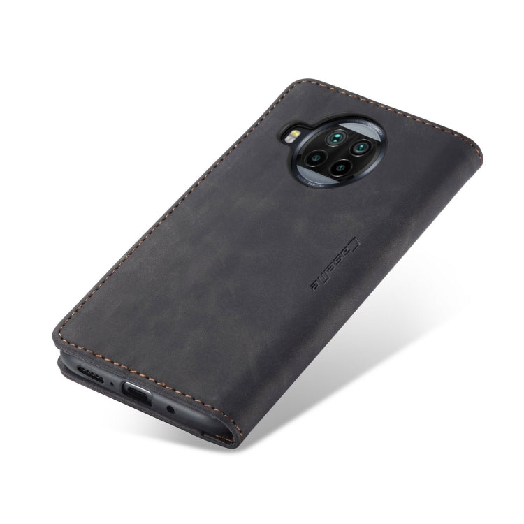 For Xiaomi Mi 10T Lite 5G CaseMe-013 Multifunctional Retro Frosted Horizontal Flip Leather Case with Card Slot & Holder & Wallet(Black)