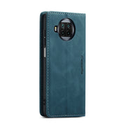 For Xiaomi Mi 10T Lite 5G CaseMe-013 Multifunctional Retro Frosted Horizontal Flip Leather Case with Card Slot & Holder & Wallet(Blue)