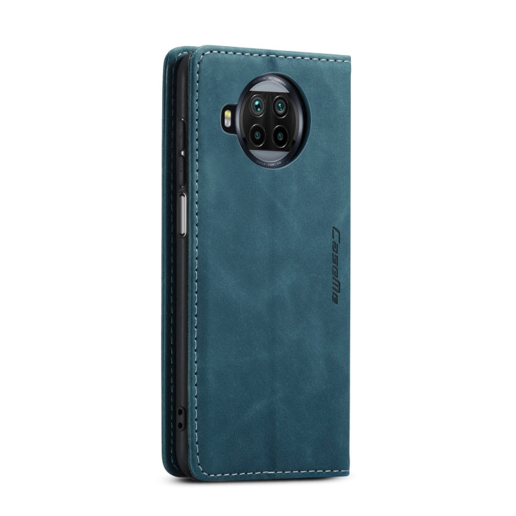 For Xiaomi Mi 10T Lite 5G CaseMe-013 Multifunctional Retro Frosted Horizontal Flip Leather Case with Card Slot & Holder & Wallet(Blue)