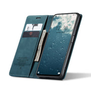 For Xiaomi Mi 10T Lite 5G CaseMe-013 Multifunctional Retro Frosted Horizontal Flip Leather Case with Card Slot & Holder & Wallet(Blue)