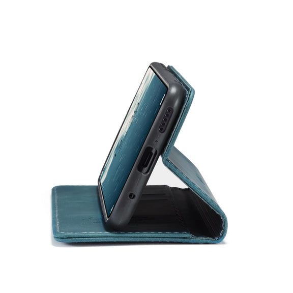 For Xiaomi Mi 10T Lite 5G CaseMe-013 Multifunctional Retro Frosted Horizontal Flip Leather Case with Card Slot & Holder & Wallet(Blue)