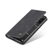 For Xiaomi Mi 10T 5G / 10T Pro 5G CaseMe-013 Multifunctional Retro Frosted Horizontal Flip Leather Case with Card Slot & Holder & Wallet(Black)