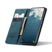For Xiaomi Mi 10T 5G / 10T Pro 5G CaseMe-013 Multifunctional Retro Frosted Horizontal Flip Leather Case with Card Slot & Holder & Wallet(Blue)