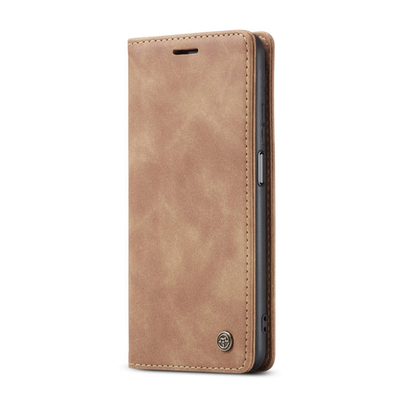 For Xiaomi Mi 10T 5G / 10T Pro 5G CaseMe-013 Multifunctional Retro Frosted Horizontal Flip Leather Case with Card Slot & Holder & Wallet(Brown)