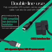 M11 Car OBD2 + GPS Mode Head-up Display HUD Overspeed / Speed / Water Temperature Alarm