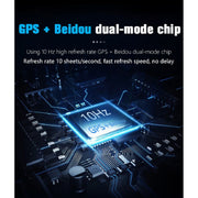 M13 Plus OBD2 + GPS Mode Car Head-up Display HUD Overspeed / Speed / Water Temperature Alarm / Eliminate Fault Codes