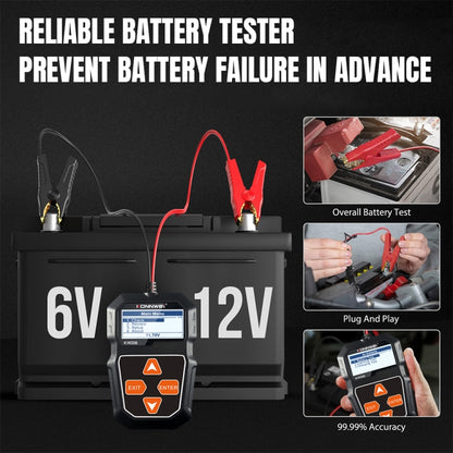 KONNWEI KW208 Car TFT Color Screen Battery Tester Support 8 Languages - free shipping - PMC Jewellery - Order now!