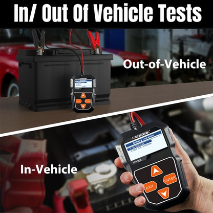 KONNWEI KW208 Car TFT Color Screen Battery Tester Support 8 Languages - free shipping - PMC Jewellery - Order now!