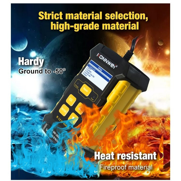 KONNWEI KW510 3 in 1 Car Battery Tester / Charger / Repairer, Support 8 Languages (EU Plug) - free shipping - PMC TechLife - Order now!