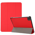 3-folding Skin Texture Horizontal Flip TPU + PU Leather Case with Holder For iPad Air 11 2024 / 2022 / 2020 10.9 (Red) - iPad Air (2022) / (2020) 10.9 Cases by PMC TechLife | Online Shopping South Africa | PMC TechLife | Buy Now Pay Later Mobicred