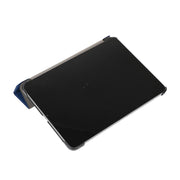 3-folding Skin Texture Horizontal Flip TPU + PU Leather Case with Holder For iPad Air 11 2024 / 2022 / 2020 10.9 (Red)
