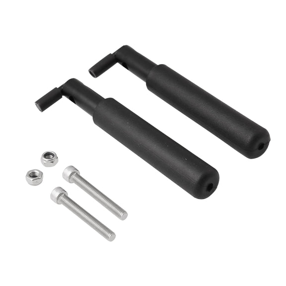 2PCS Car Foot Pegs Rests Pedal Foot Rest Kick Panel for Jeep Wrangler JK JKU JL 2007-2018