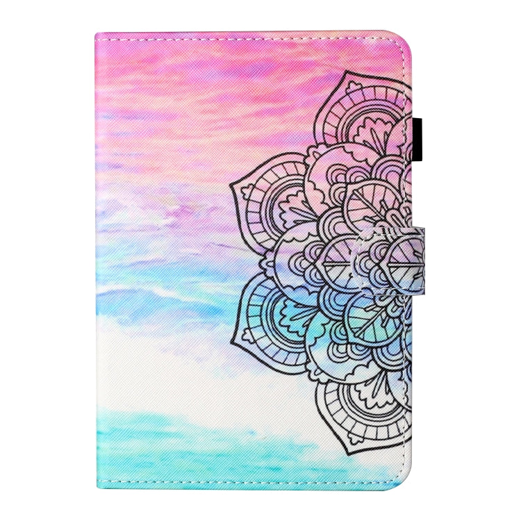 For 10 inch Tablet Universal Coloured Drawing Stitching Horizontal Flip Leather Case with Holder & Card Slot(Colorful Mandala) - 10 - 11 inch by PMC TechLife | Online Shopping South Africa | PMC TechLife | Buy Now Pay Later Mobicred